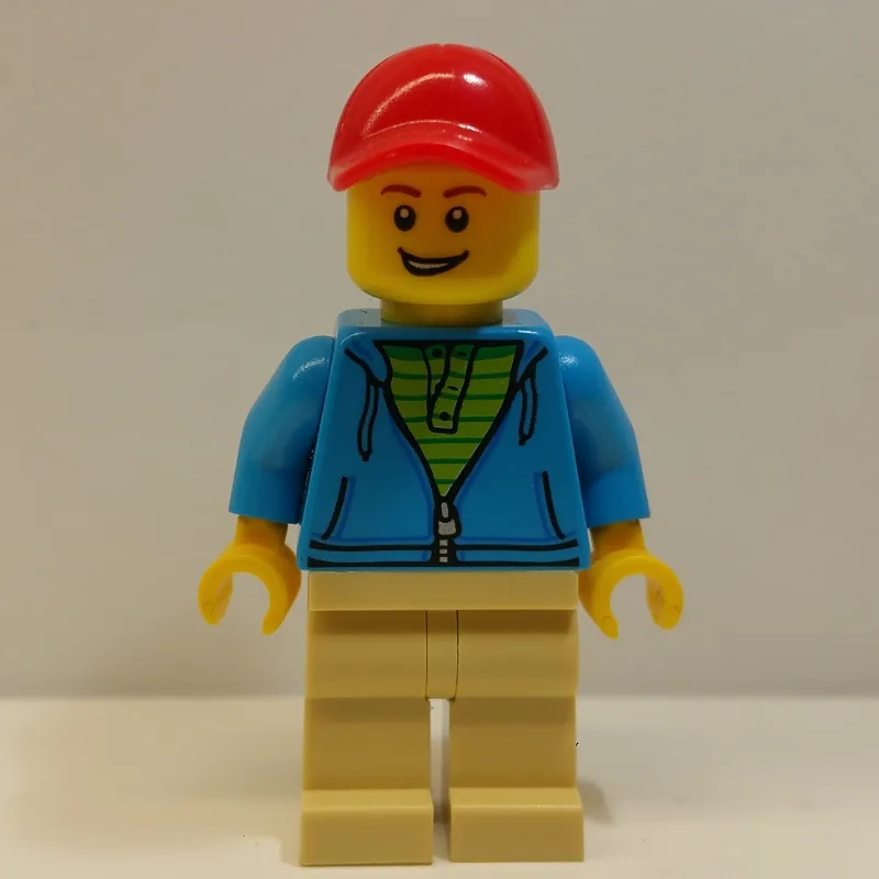 Dark Azure Torso, Tan Legs, Red Cap — dans quels sets LEGO ? (fig-009332) | Brick Broker