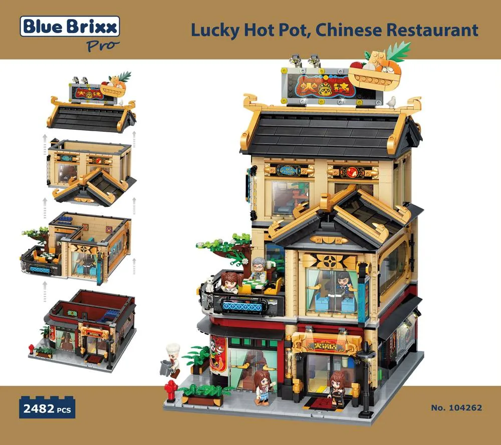 BlueBrixx Lucky Hot Pot, Restaurant chinois (BB-104262) - prix | Brick Broker