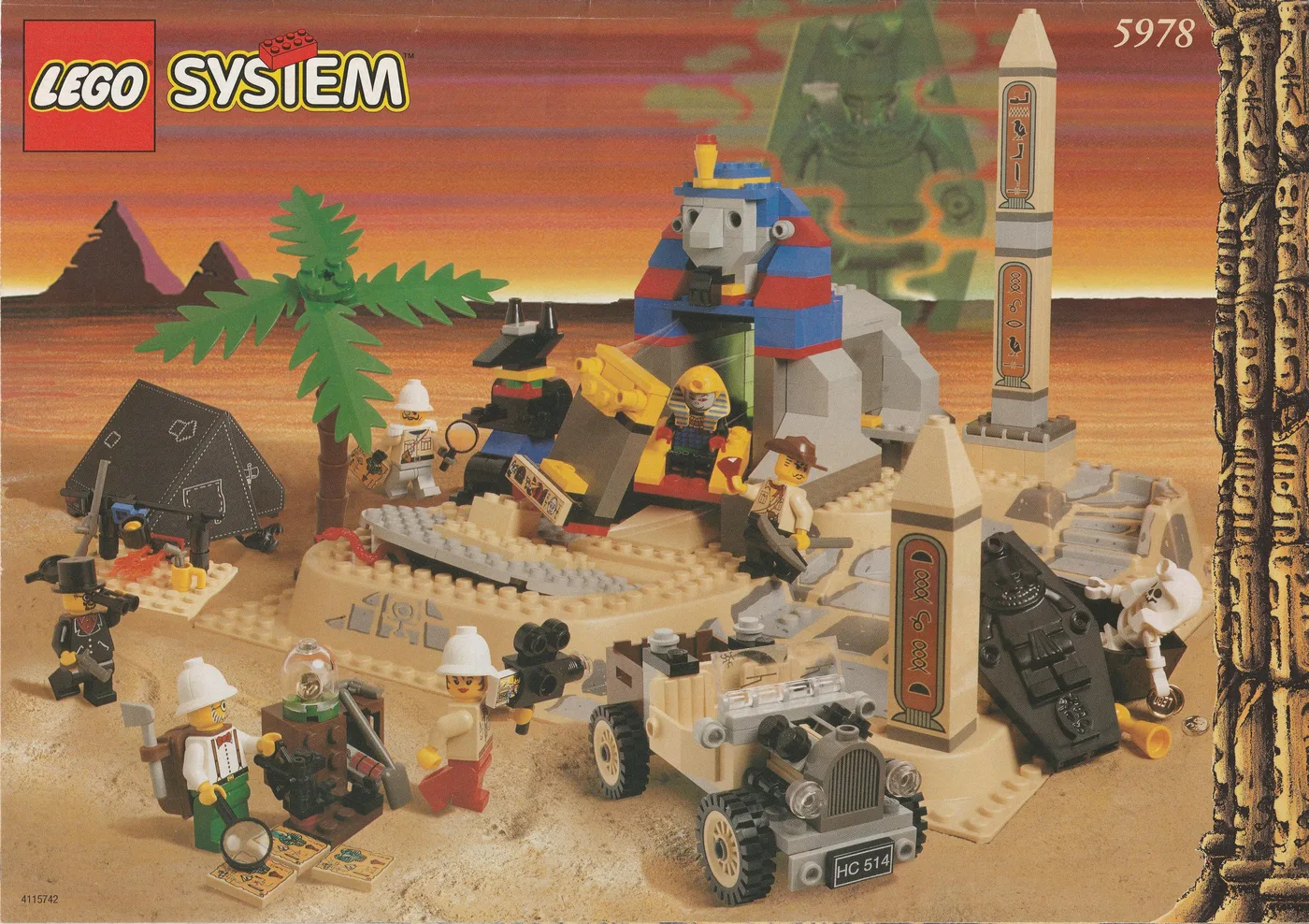 LEGO 5978 La Surprise Secrète du Sphinx - prix | Brick Broker