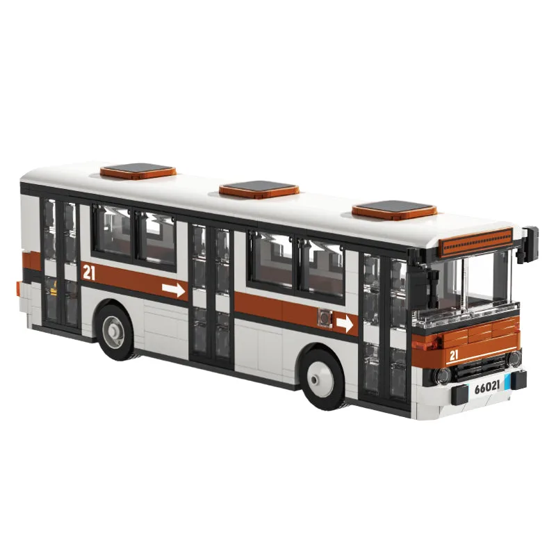 JIESTAR Xbert Vintage City Bus Model Kit (JS-66021) - prix | Brick Broker