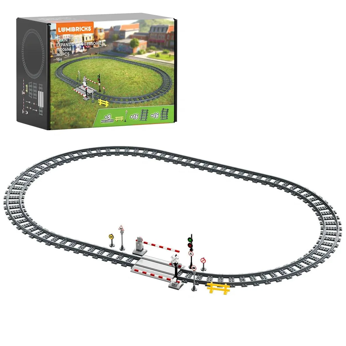 Lumibricks Accessoires d'extension de rails de train (LUMI-15006) - prix | Brick Broker