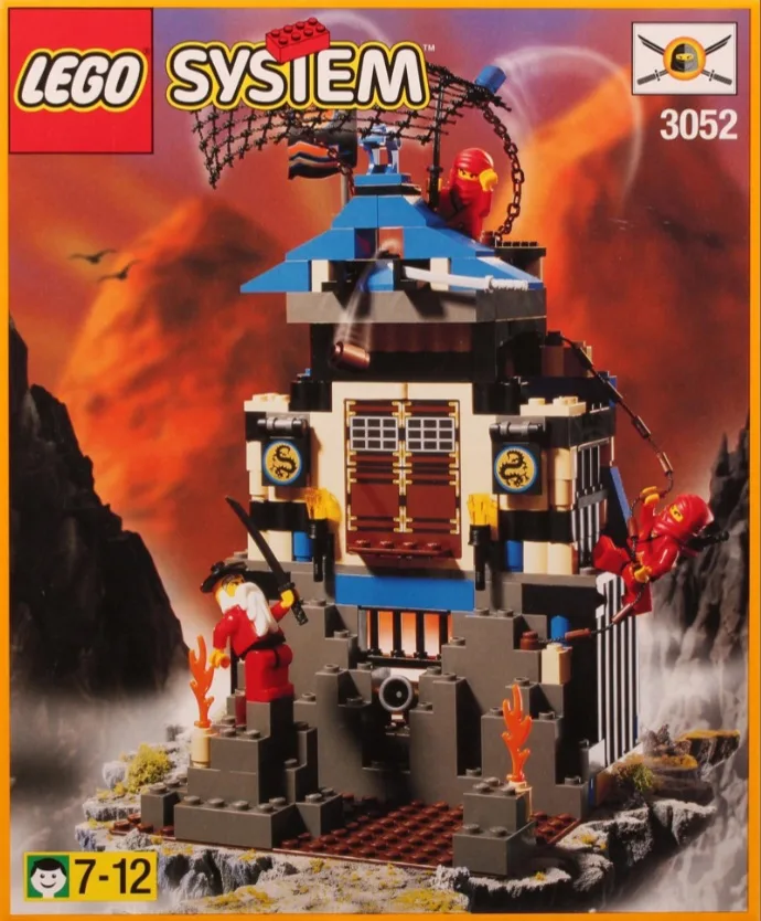 LEGO 3052 Forteresse de feu Ninja - prix | Brick Broker