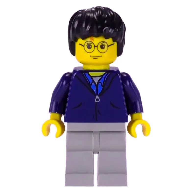 Harry Potter, Yellow Skin, Dark Blue Jacket w… — minifigurine LEGO | Brick Broker