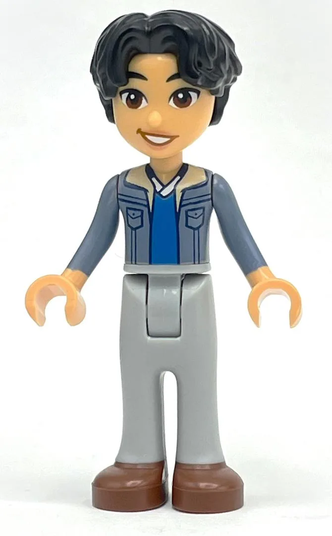Niko - Sand Blue Jacket, Light Bluish Grey Le… — minifigurine LEGO | Brick Broker