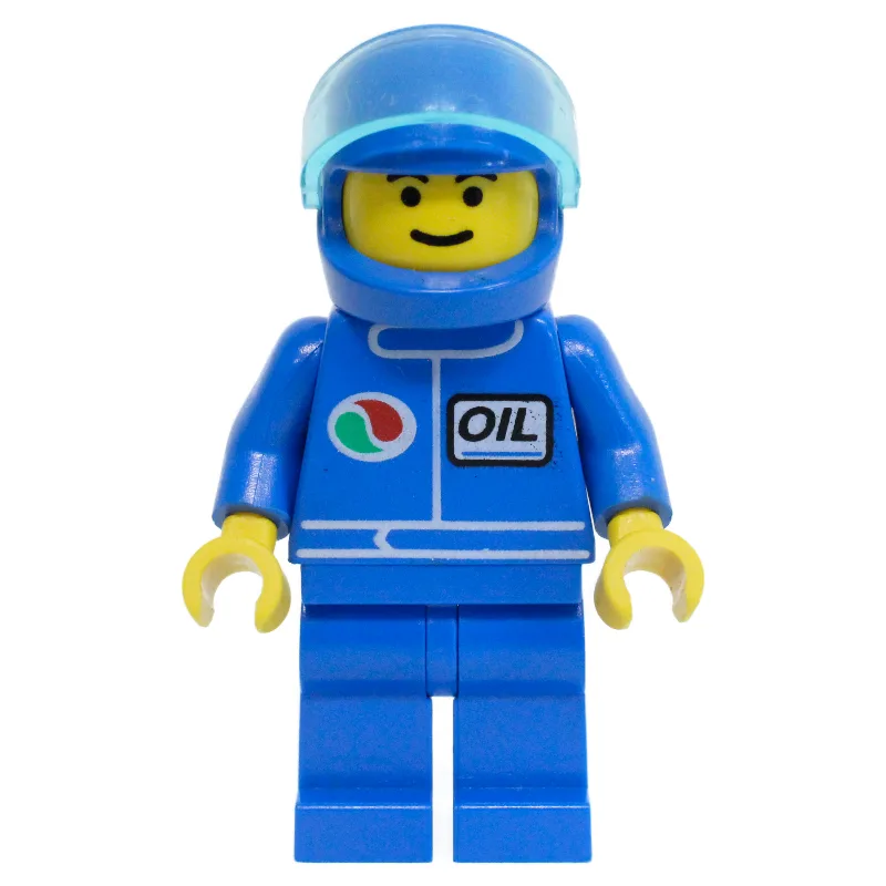 Racer, Blue Jacket with Octan Logo, Blue Legs… — minifigurine LEGO | Brick Broker