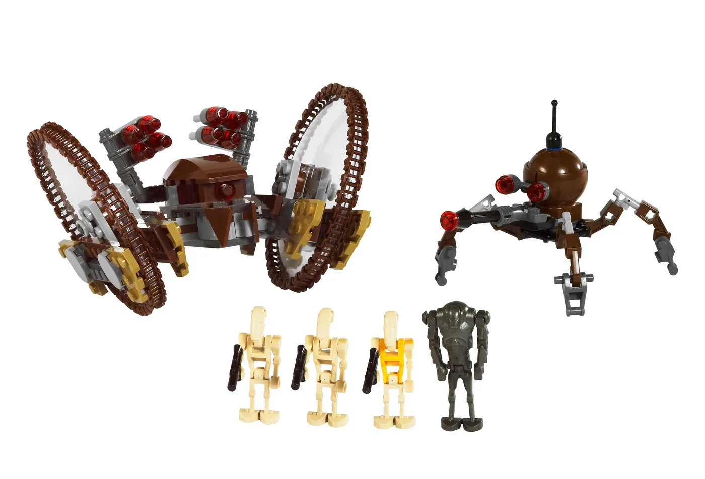 LEGO 7670 Hailfire Droid et Spider Droid - prix | Brick Broker