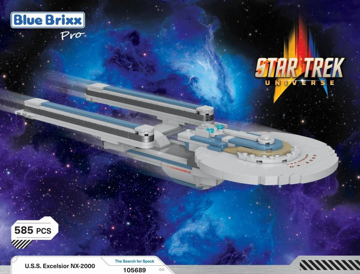 BlueBrixx STAR TREK USS Excelsior NX-2000 (BB-105689) - prix | Brick Broker
