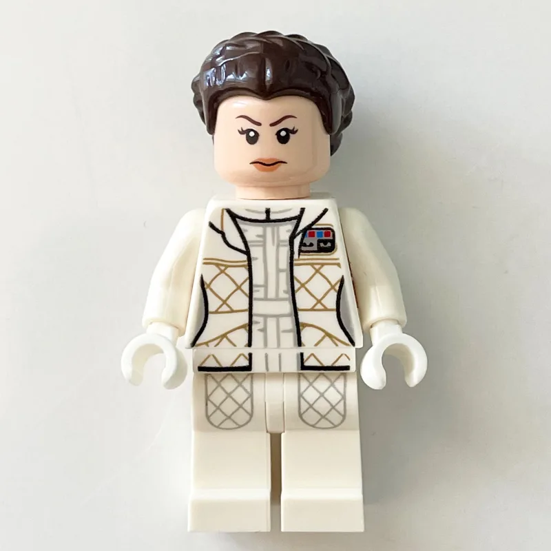 Princess Leia, Hoth Outfit, White Jacket — minifigurine LEGO | Brick Broker