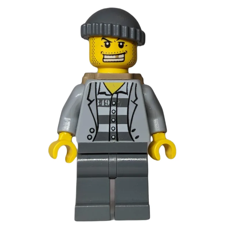Criminal, Open Light Bluish Gray Jacket over… — minifigurine LEGO | Brick Broker