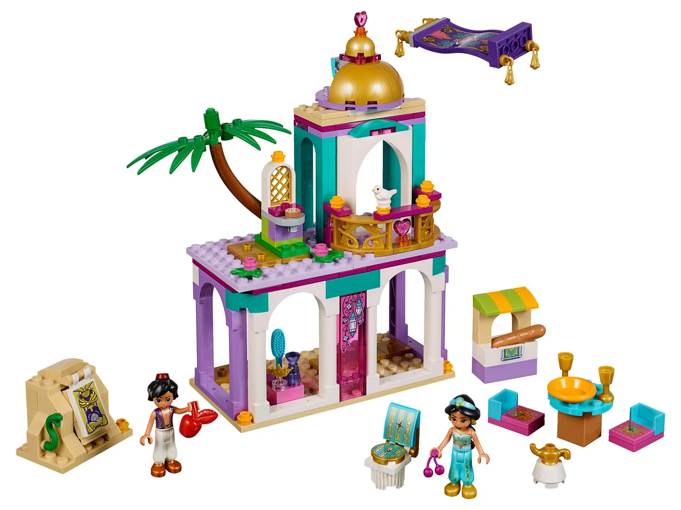 LEGO 41161 Les aventures au palais d'Aladdin et Jasmine - prix | Brick Broker