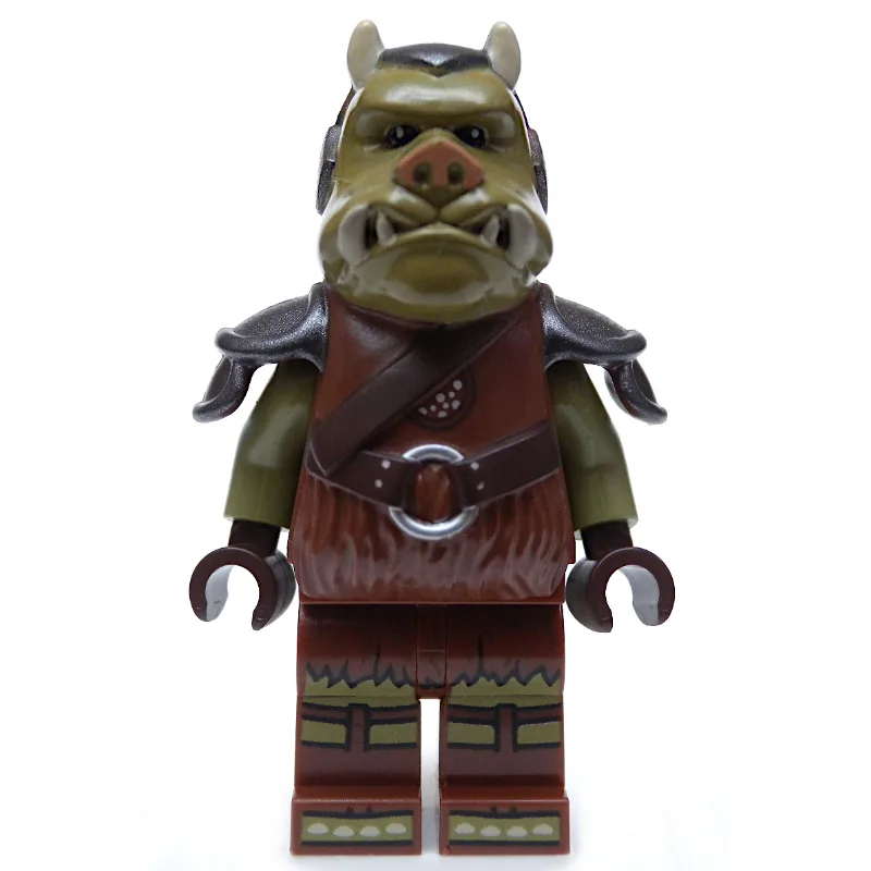Gamorrean Guard, Printed Head, Dark Brown Han… — minifigurine LEGO | Brick Broker