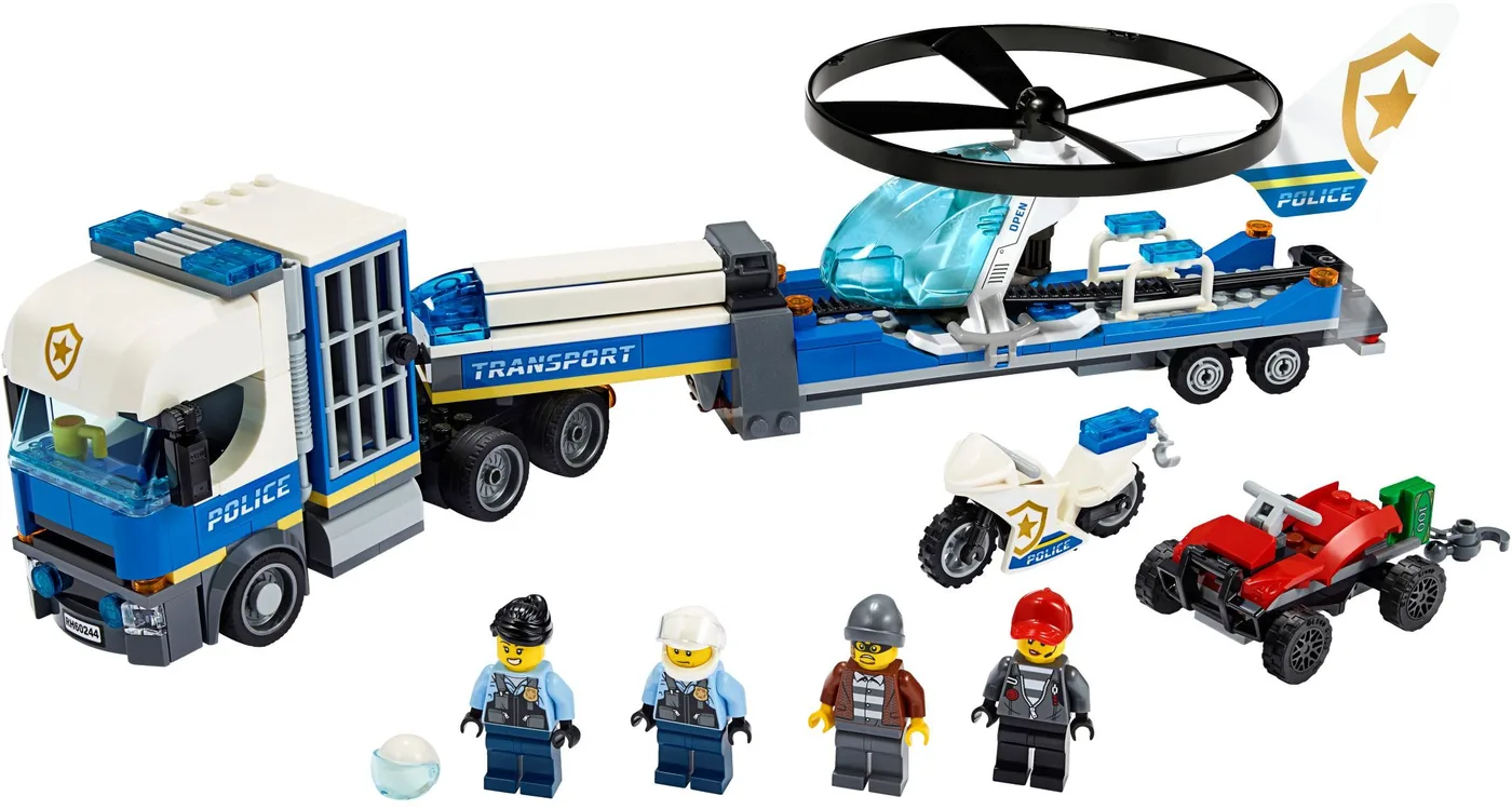 LEGO 60244 Transport par Hélicoptère de Police - prix | Brick Broker
