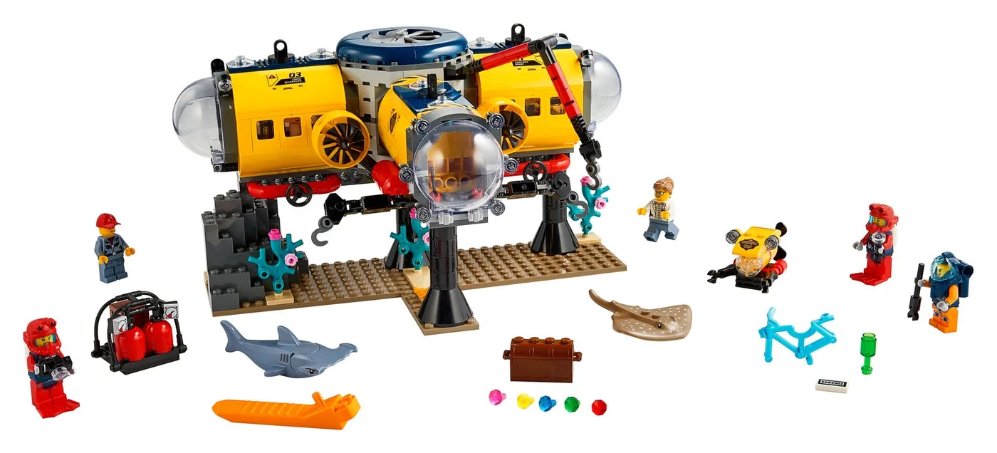 LEGO 60265 Base d'exploration océanique - prix | Brick Broker