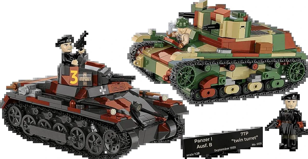 COBI Panzer I vs 7TP DW (septembre 1939) - Édition limitée (COBI-2659) - prix | Brick Broker