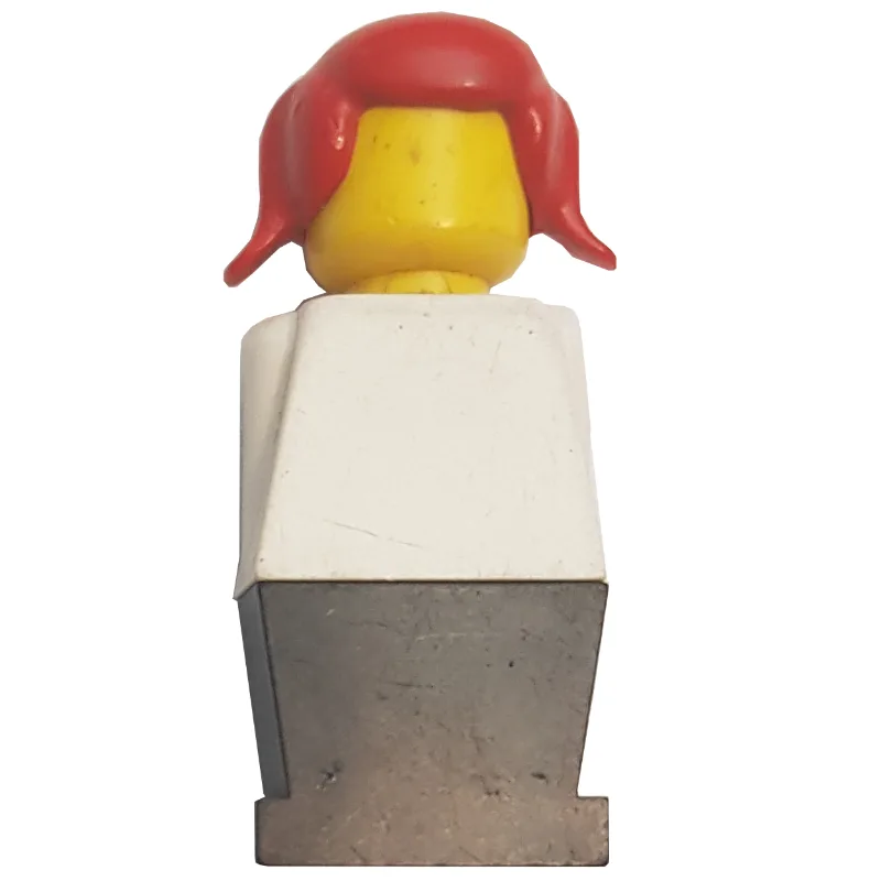 LEGOLAND White Torso, Black Legs, Red Hair — minifigurine LEGO | Brick Broker