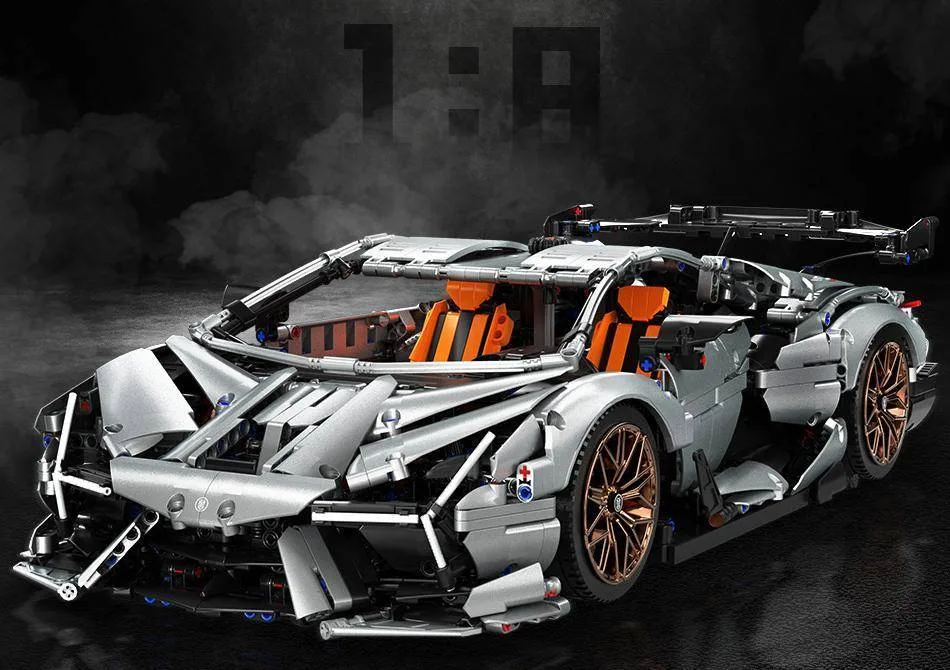 MOYU Supercar argentée (MY88027) - prix et où acheter | Brick Broker