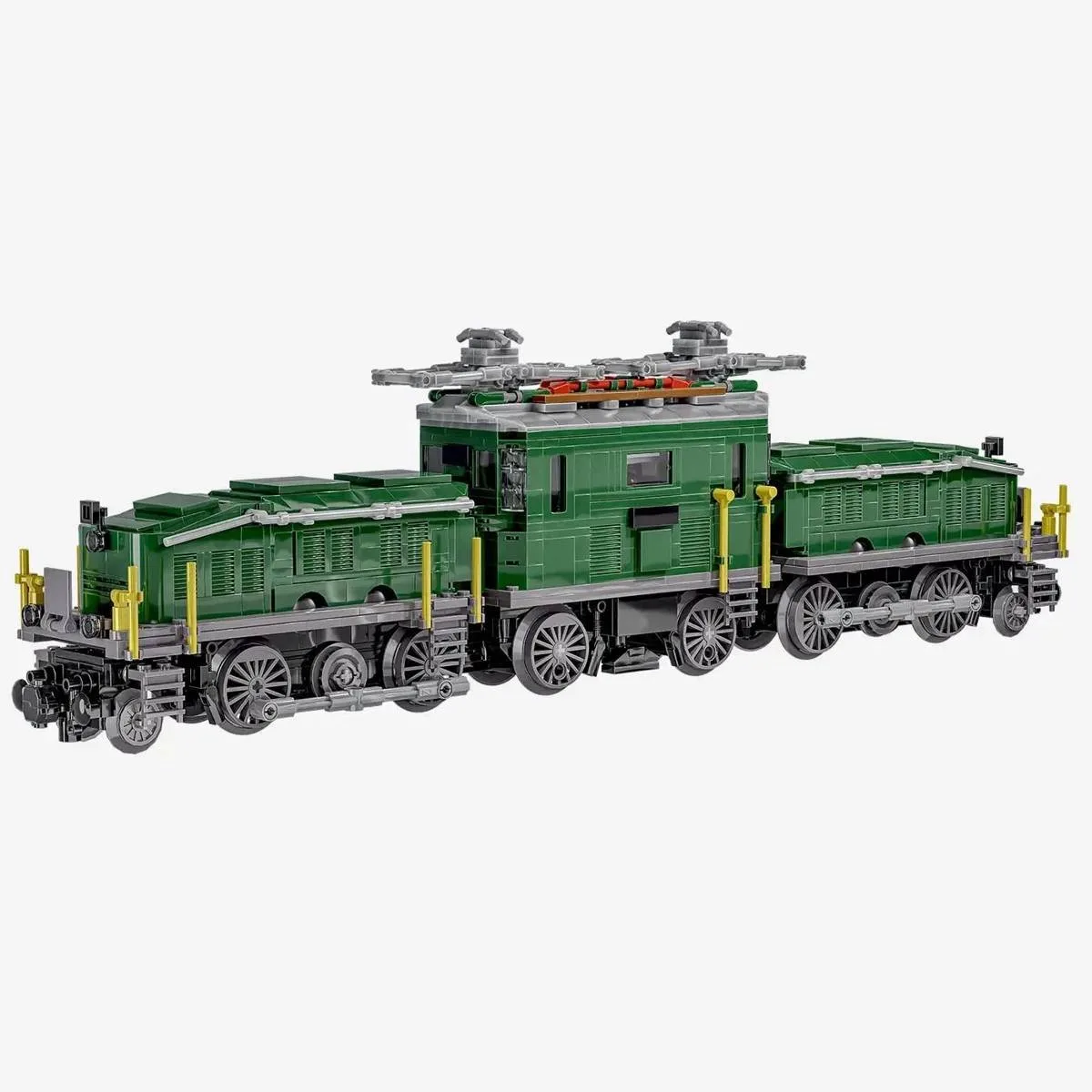 BlueBrixx Locomotive légendaire - Krokodil en vert (BB-104521) - prix | Brick Broker