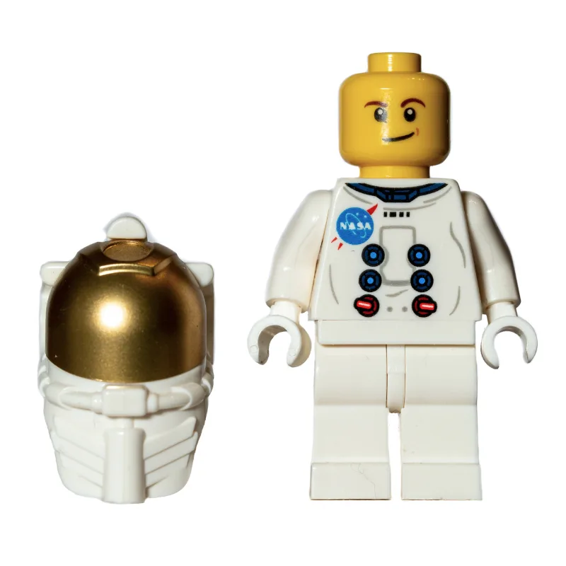 NASA Apollo 11 Astronaut - Crooked Smile — minifigurine LEGO | Brick Broker