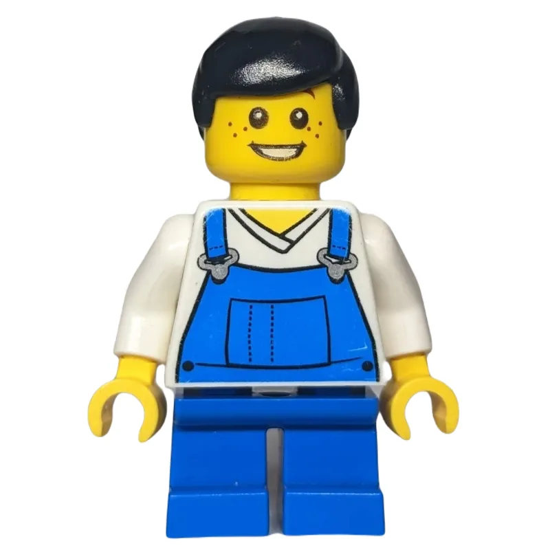 Boy, Blue Overalls, Short Blue Legs — dans quels sets LEGO ? (fig-007378) | Brick Broker