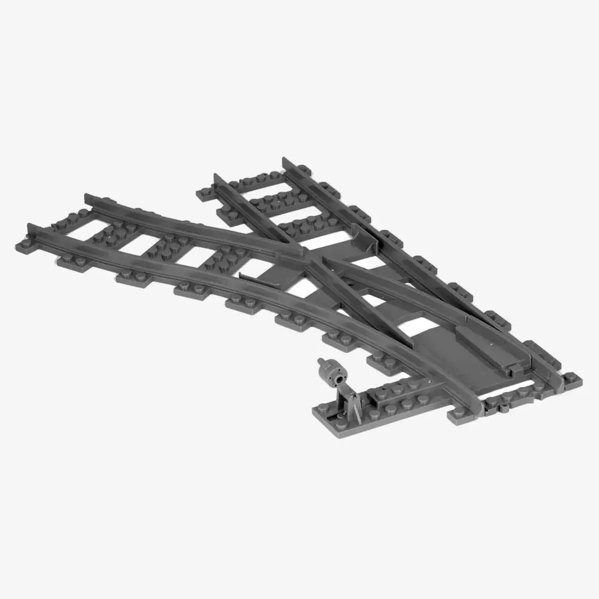 BlueBrixx Jeu d'aiguillages, 2x gauche, 2x droite (BB-101074) - prix | Brick Broker