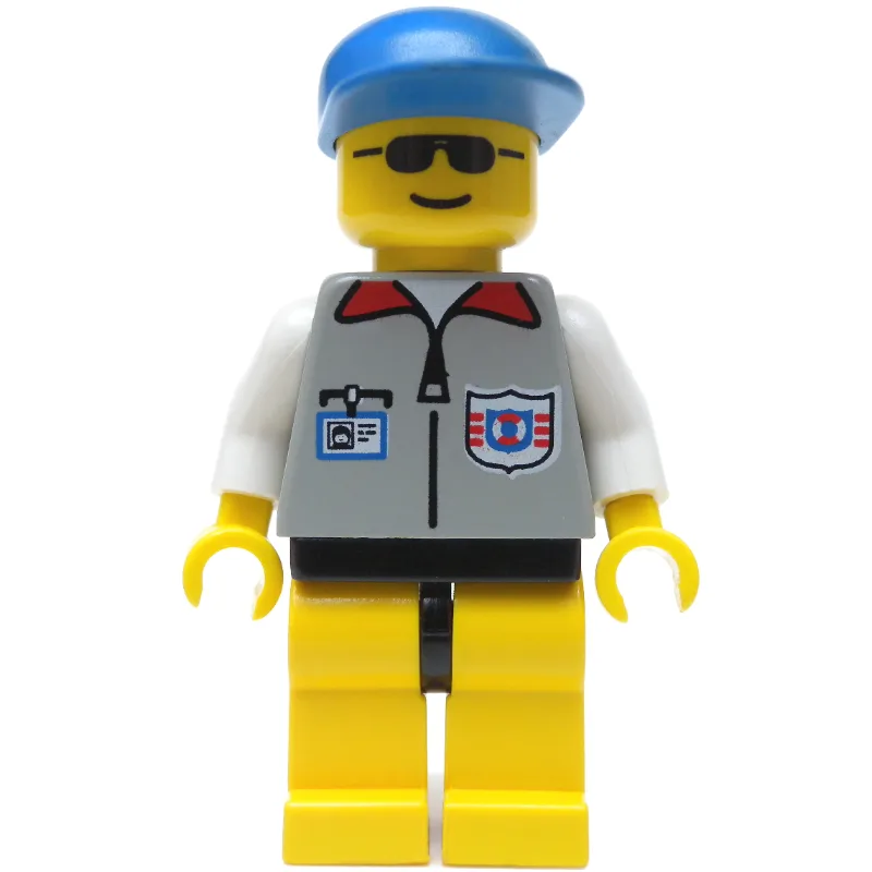 Lifeguard, Light Gray Jacket with Zipper and… — minifigurine LEGO | Brick Broker