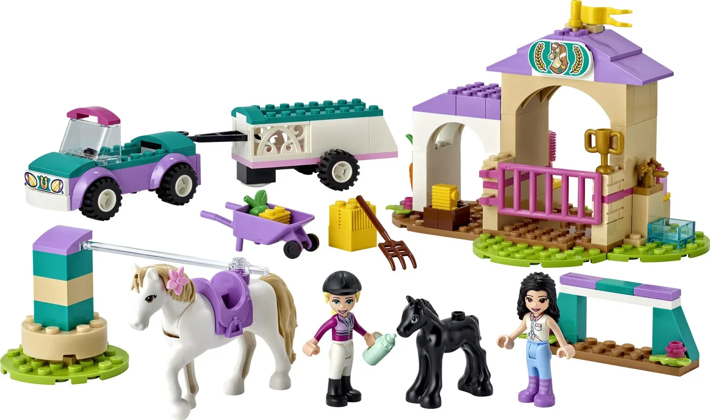 LEGO 41441 Entraînement et remorque pour chevaux - prix | Brick Broker