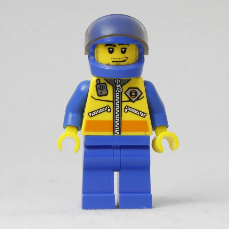 Coast Guard, Yellow Jacket with Zipper, Radio… — minifigurine LEGO | Brick Broker