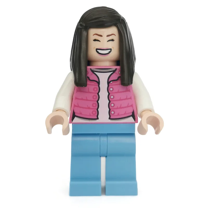 Park Guest in Dark Pink Vest Jacket — dans quels sets LEGO ? (fig-006025) | Brick Broker