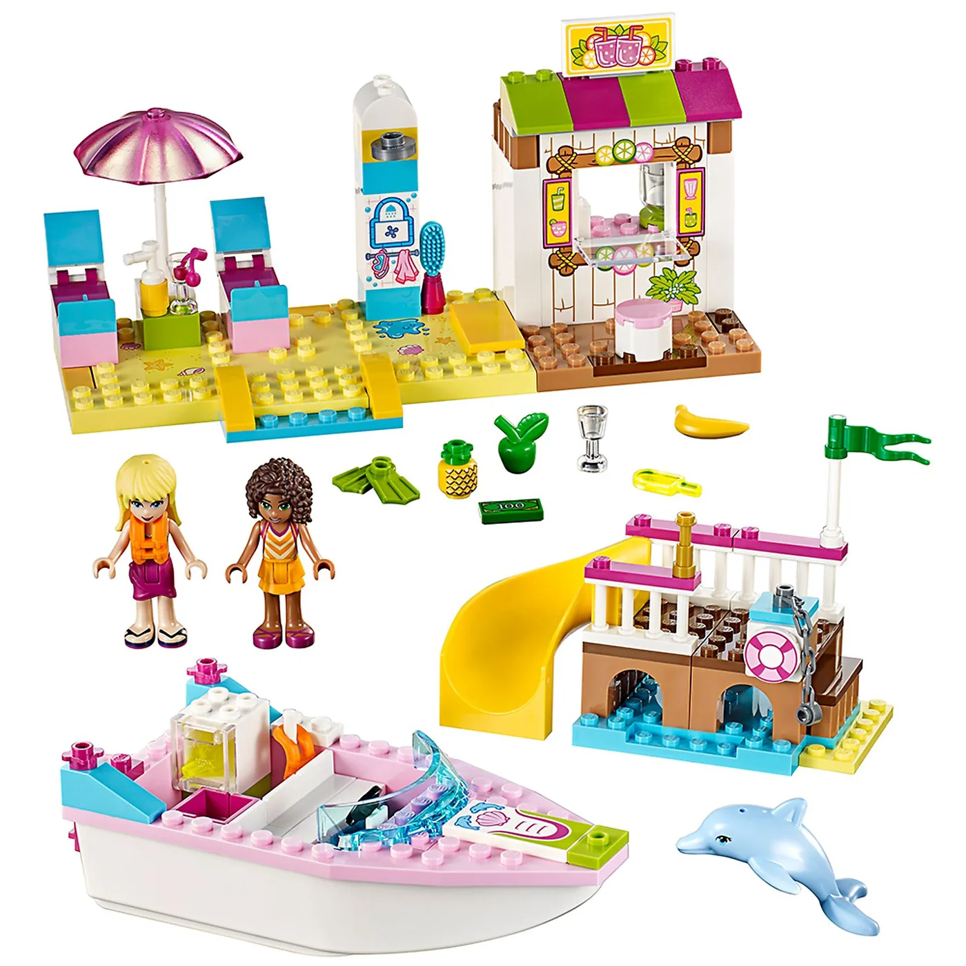 LEGO 10747 Les vacances à la plage d'Andrea et Stephanie - prix | Brick Broker