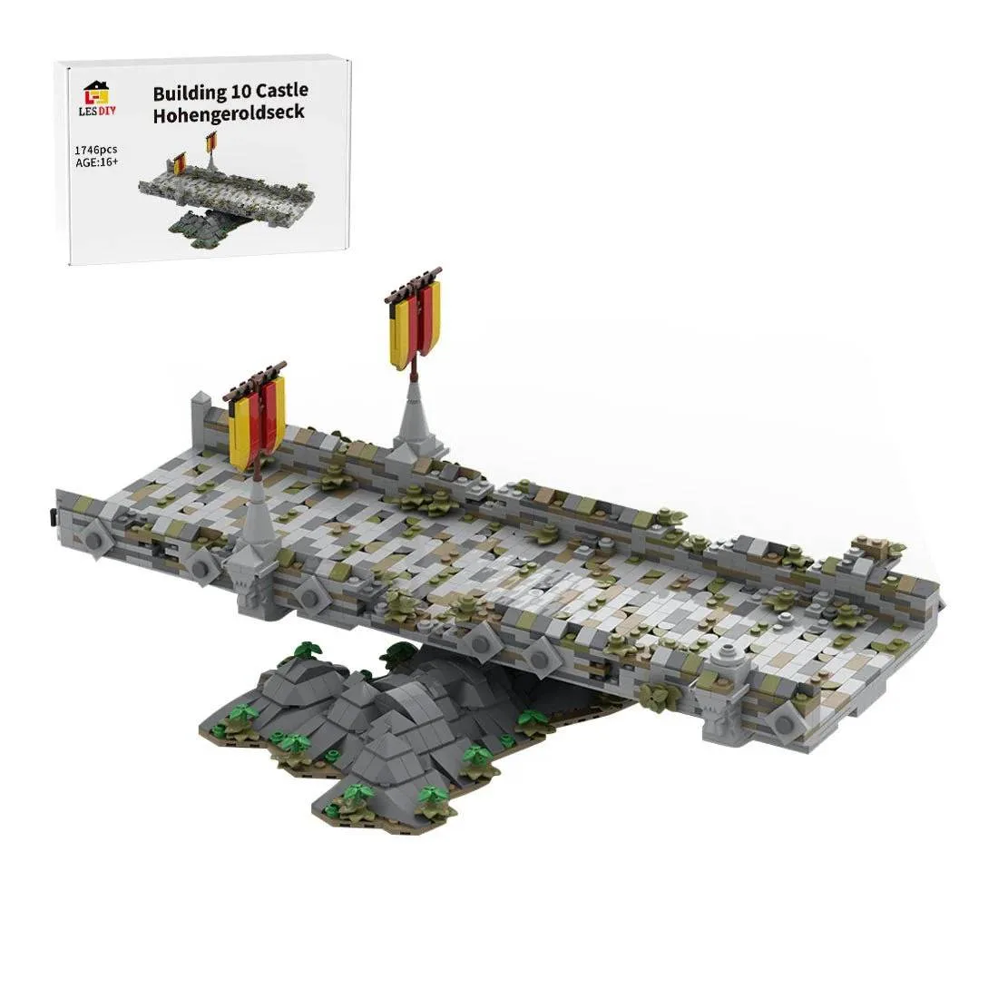LesDiy Bâtiment 10 Château Hohengeroldseck - Pont délabré (LESDIY-3626211) - prix | Brick Broker