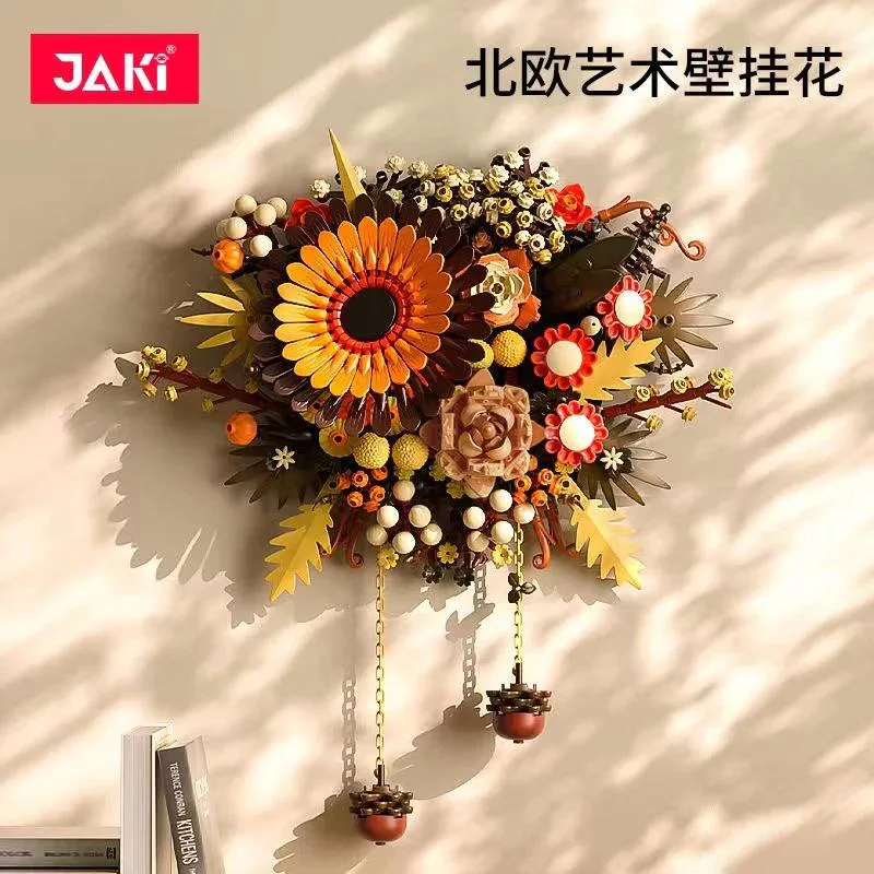 Jaki Fleur murale d'art nordique (JAK-JK2511) - prix | Brick Broker