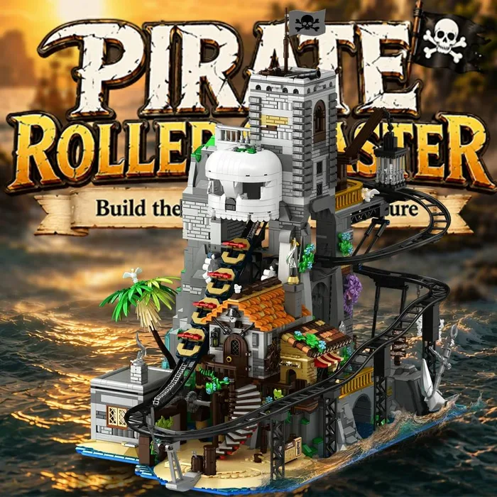 Small Angle Pirate Roller Coaster (JD155) - prix | Brick Broker