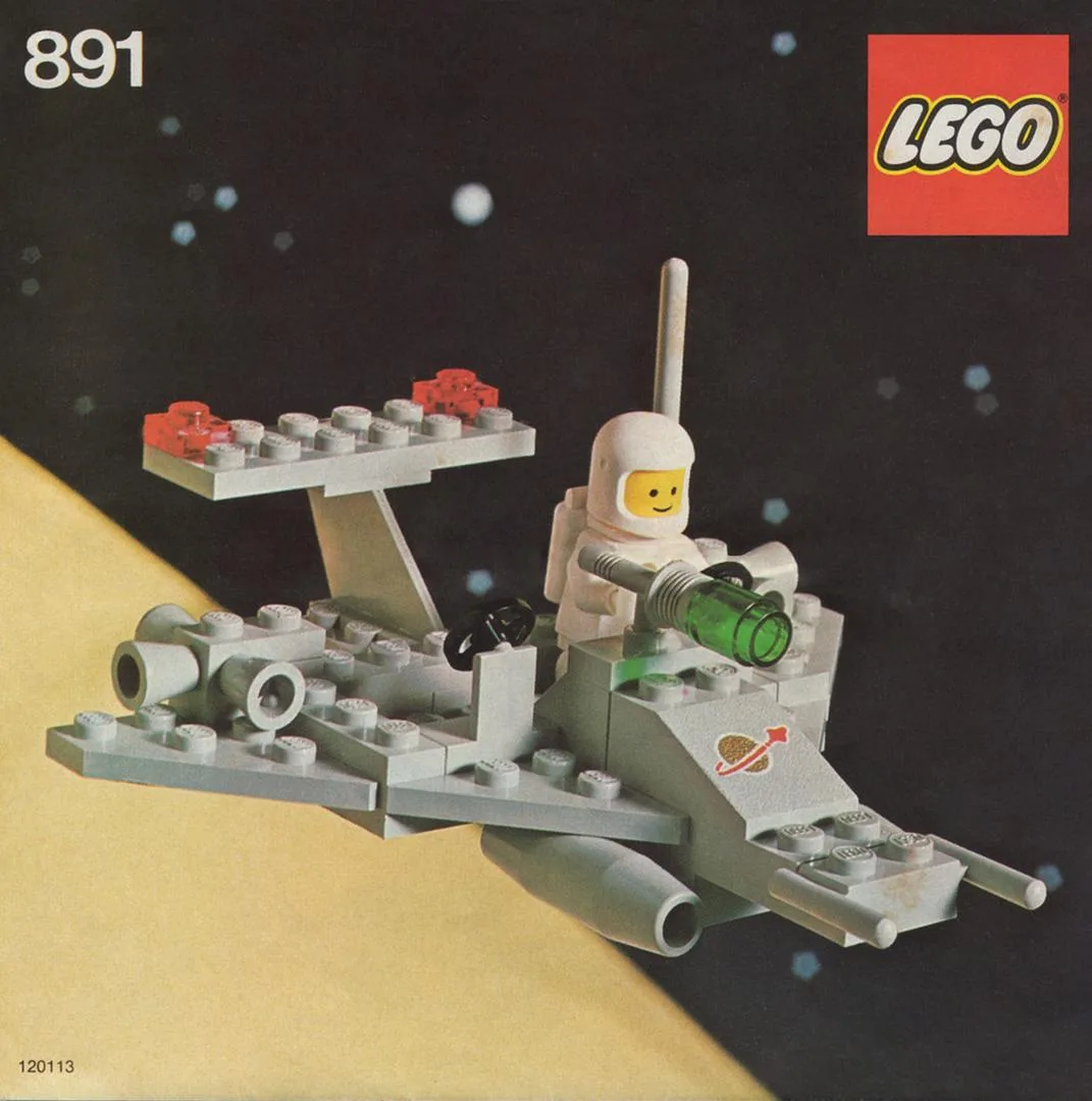 LEGO 891 Scooter spatial deux places - prix | Brick Broker