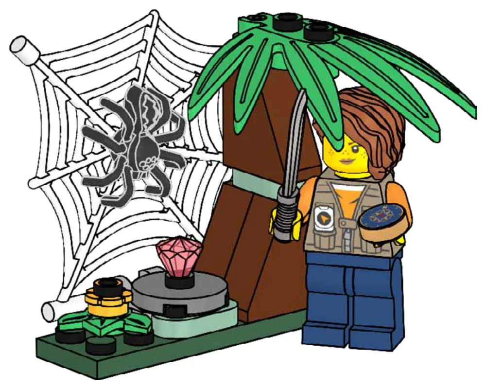 LEGO 952410 Explorateur de la jungle - prix | Brick Broker