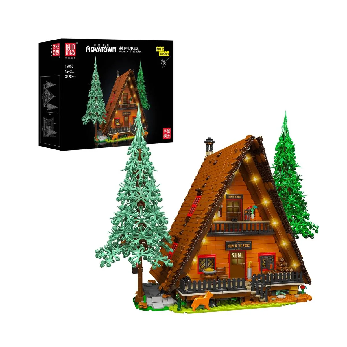 Mould King Cabane dans les bois (MOU-16053) - prix | Brick Broker