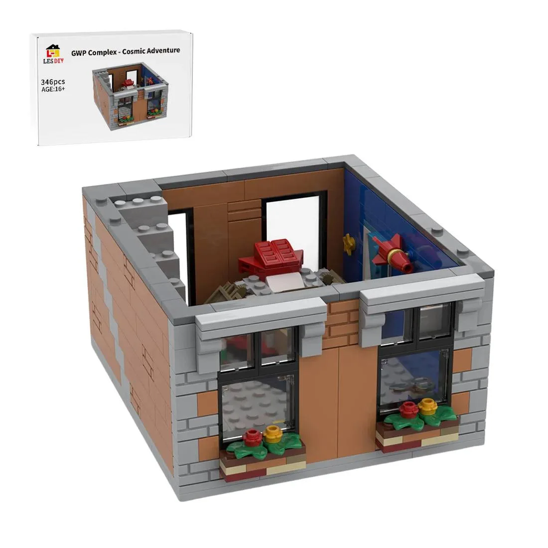 LesDiy Complexe GWP - Aventure cosmique en carton (LESDIY-3709867) - prix | Brick Broker
