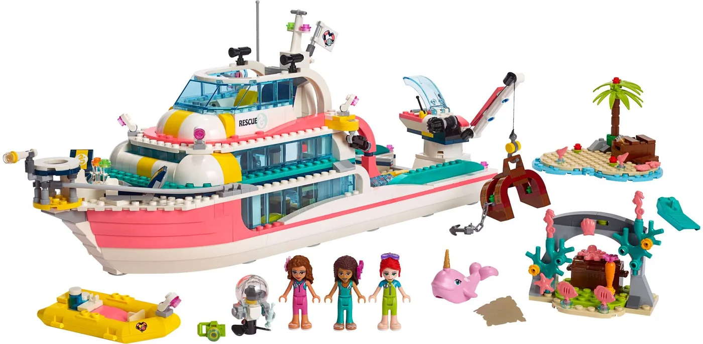 LEGO 41381 Bateau de mission de sauvetage - prix | Brick Broker