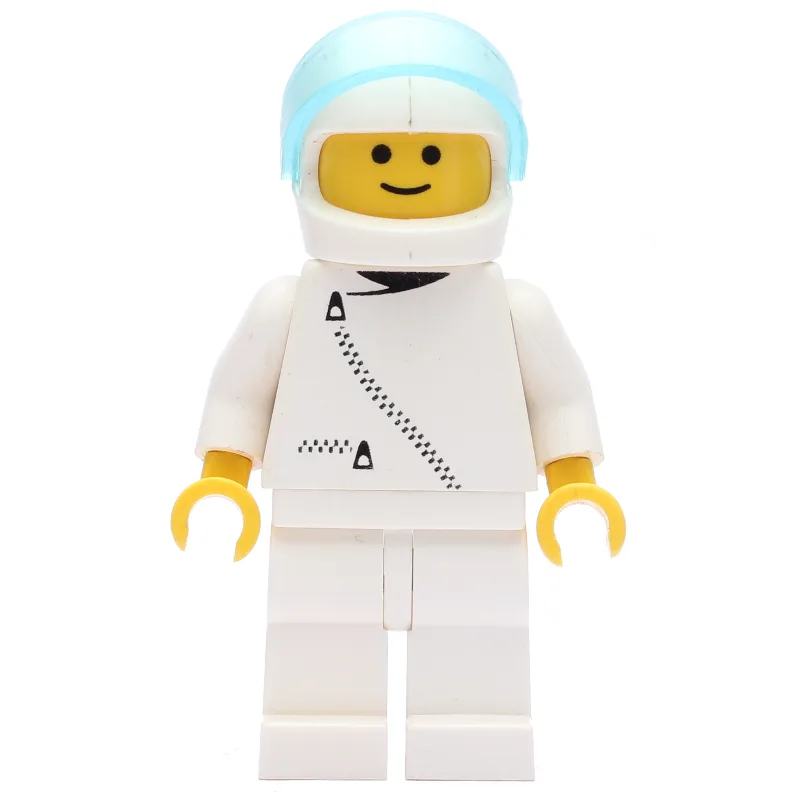 Racer, White Jacket with Zipper, White Helmet… — minifigurine LEGO | Brick Broker