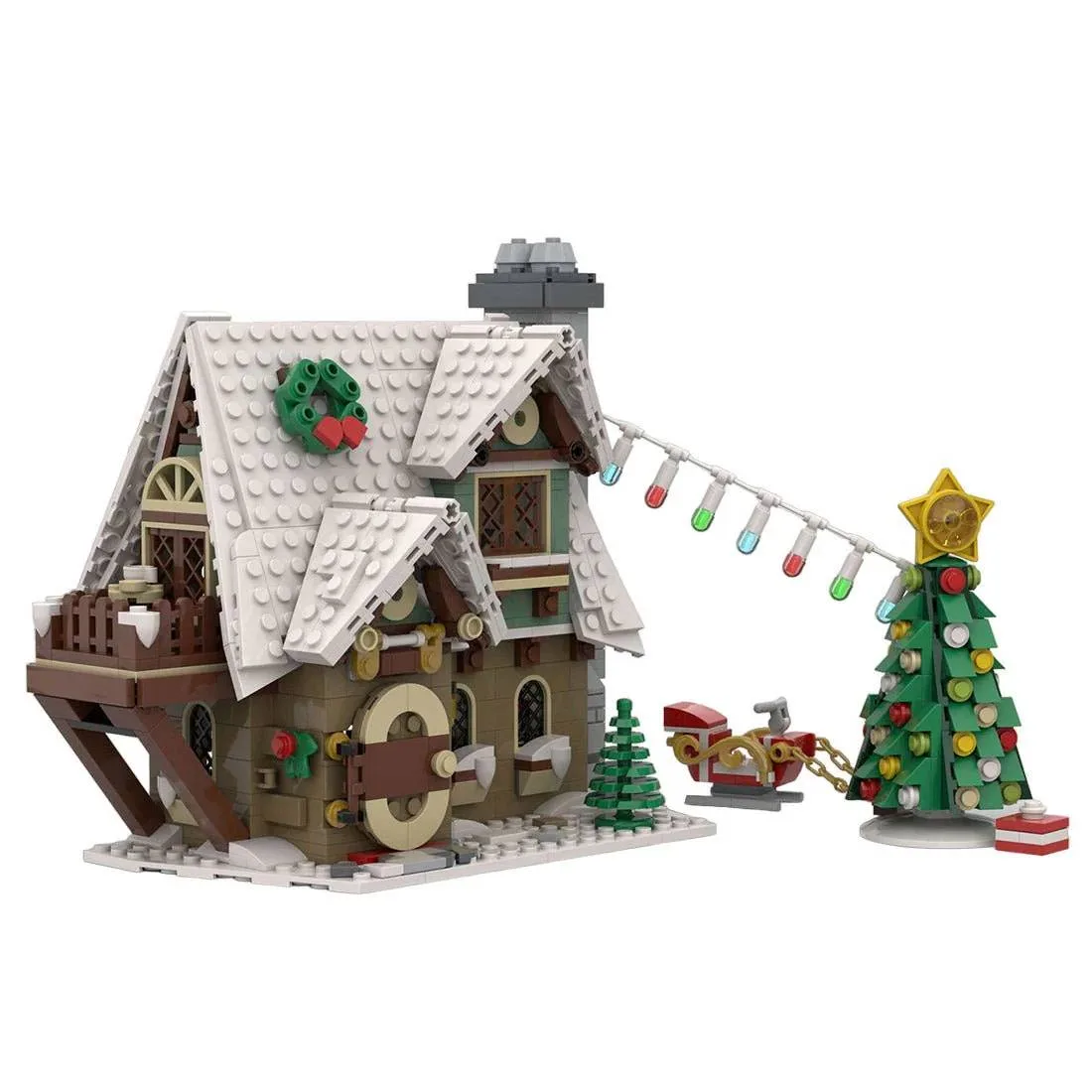 LesDiy Cottage de l'elfe de Noël (LESDIY-3503977) - prix | Brick Broker