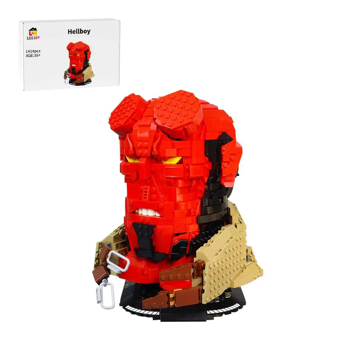 LesDiy + Le Rouge - Buste Hellboy (LESDIY-3642453) - prix | Brick Broker