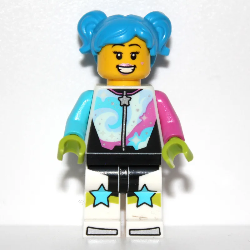 Poppy Starr, Stunt Racer Outfit — dans quels sets LEGO ? (fig-012620) | Brick Broker