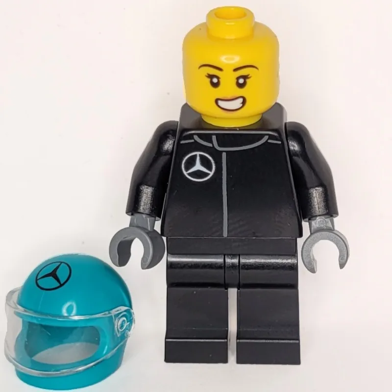 F1 Driver, Mercedes, Black Suit — dans quels sets LEGO ? (fig-015939) | Brick Broker