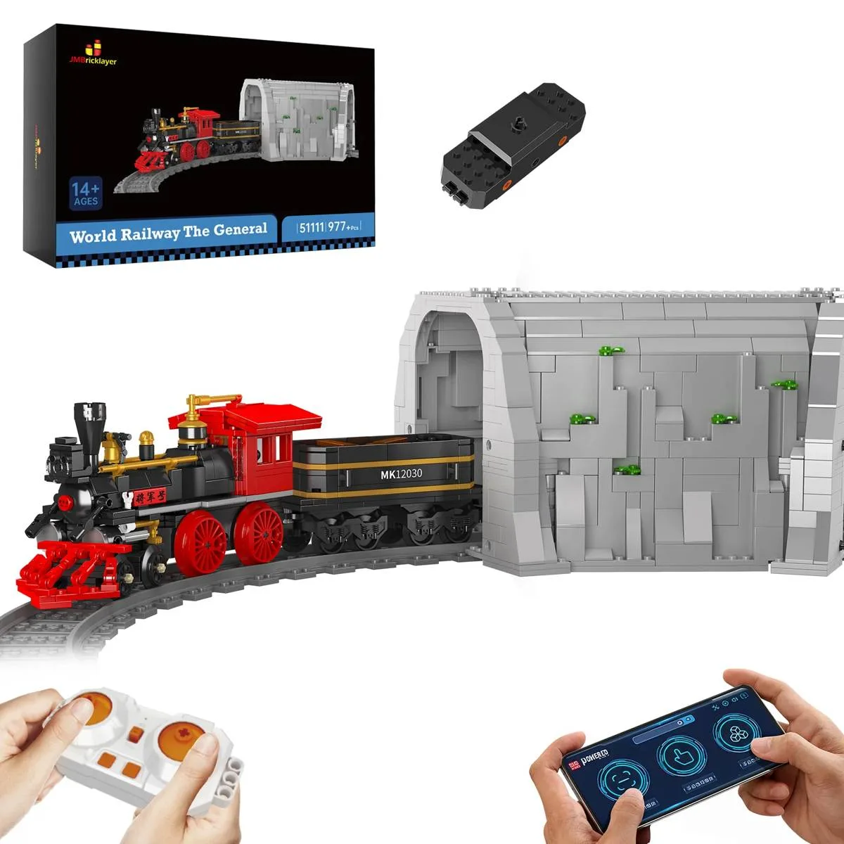 JMBricklayer Le Train Général (JMB-51111) - prix | Brick Broker