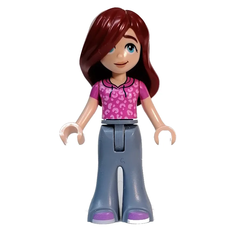 Paisley - Dark Pink Top, Sand Blue Legs — minifigurine LEGO | Brick Broker