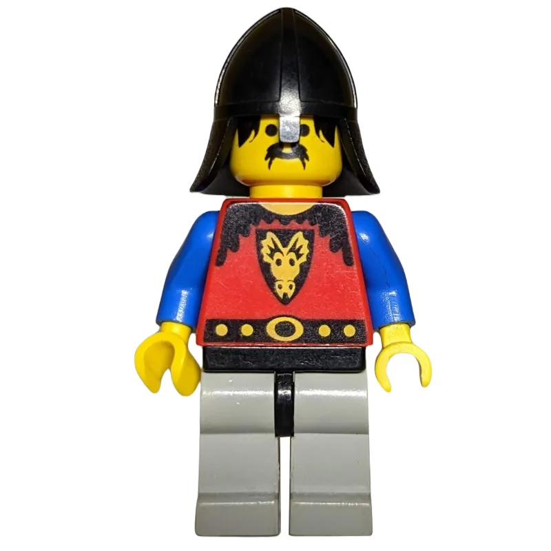 Knight (Dragon Knights) - Light Gray Legs, Bl… — minifigurine LEGO | Brick Broker