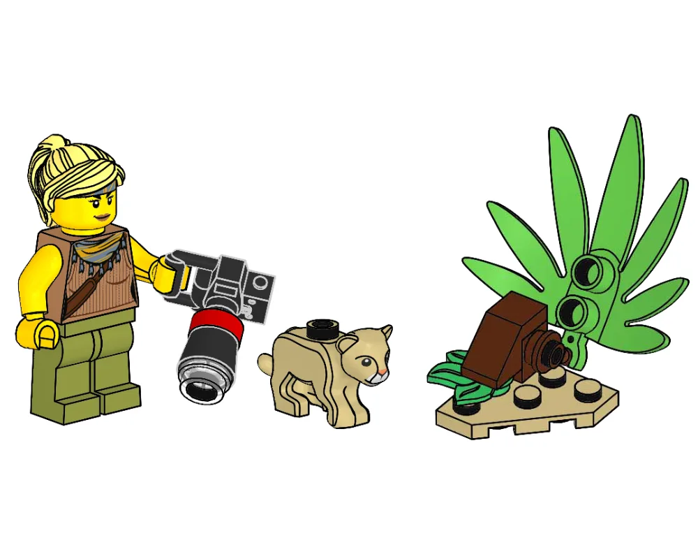 LEGO 952112 Jessica Sharpe et son lionceau - prix | Brick Broker