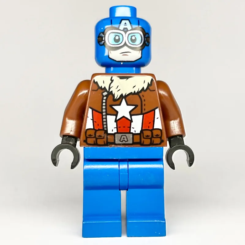 Captain America in Pilot Outfit — dans quels sets LEGO ? (fig-005350) | Brick Broker