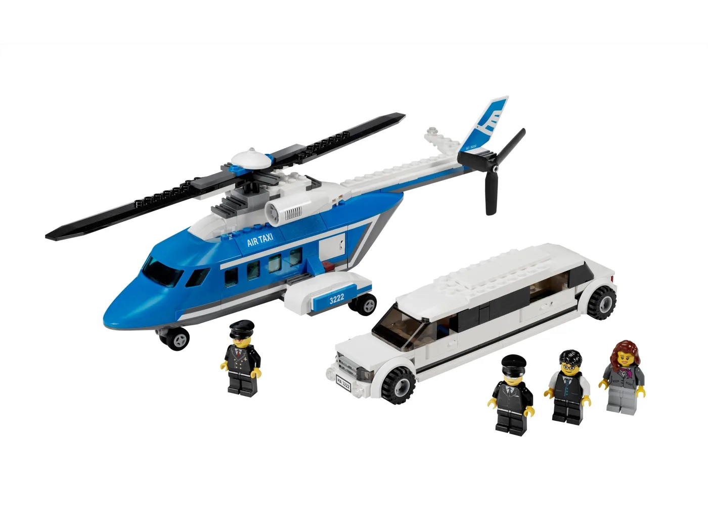 LEGO 3222 Hélicoptère et Limousine - prix | Brick Broker