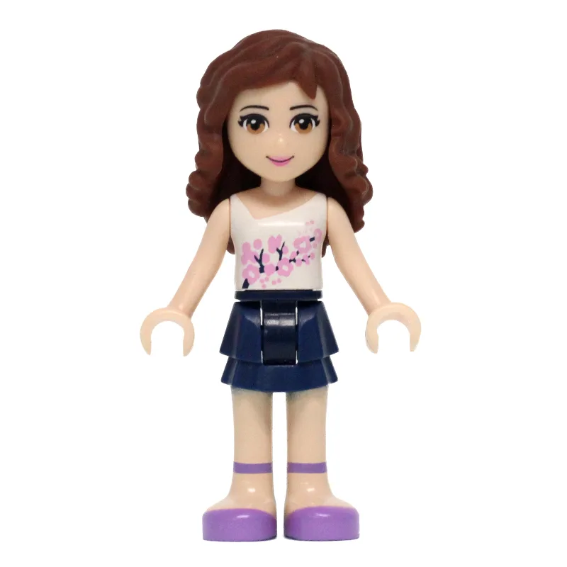 Olivia - White Top, Dark Blue Skirt — dans quels sets LEGO ? (fig-001084) | Brick Broker