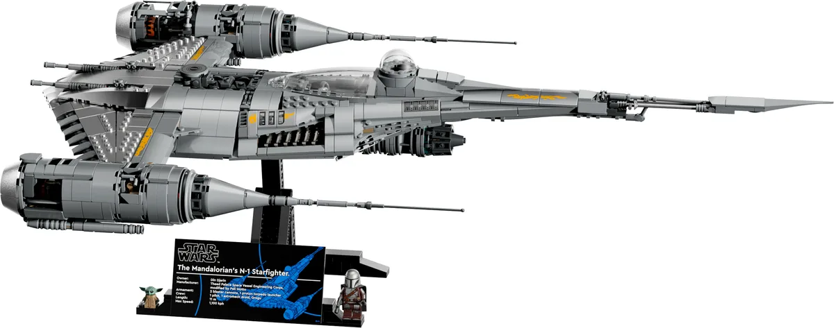 LEGO 75442 UCS Chasseur stellaire N-1 mandalorien et Darksaber GWP - prix | Brick Broker